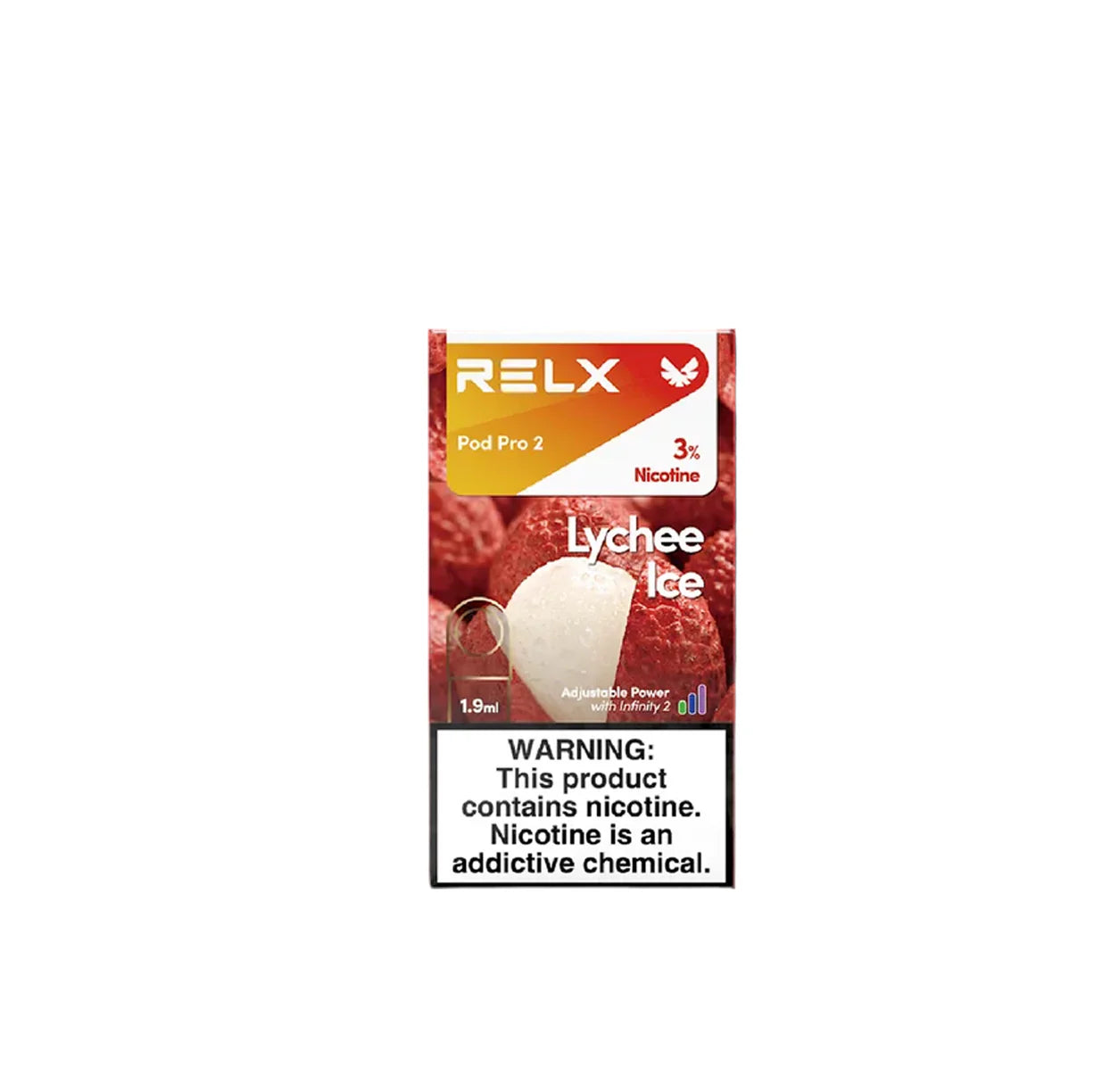 悅刻RELX 電子菸六代煙彈 通用四五代 荔枝(顆)