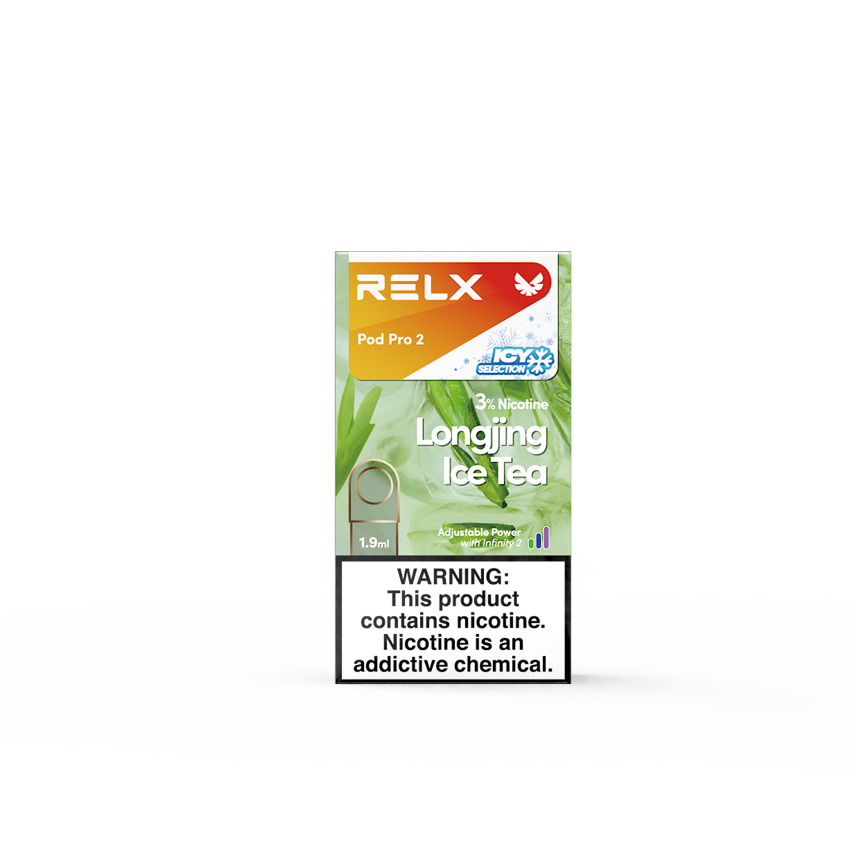 悅刻RELX 電子菸六代煙彈 通用四五代 
勁涼龍井(顆)